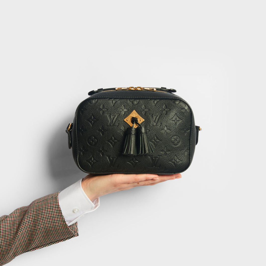 Louis Vuitton Vintage Black Monogram Empreinte Saintonge Leather Satchel, Best Price and Reviews