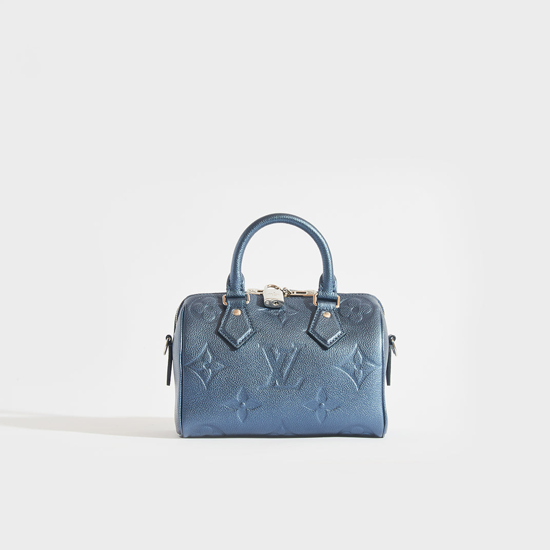 Louis Vuitton Speedy Bandouliere 20 Blue Bag