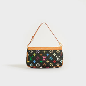 Pre-loved Louis Vuitton Vintage Pochette Accessoire Leather Handbag In  Takashi Murakami Multicolour Monogram