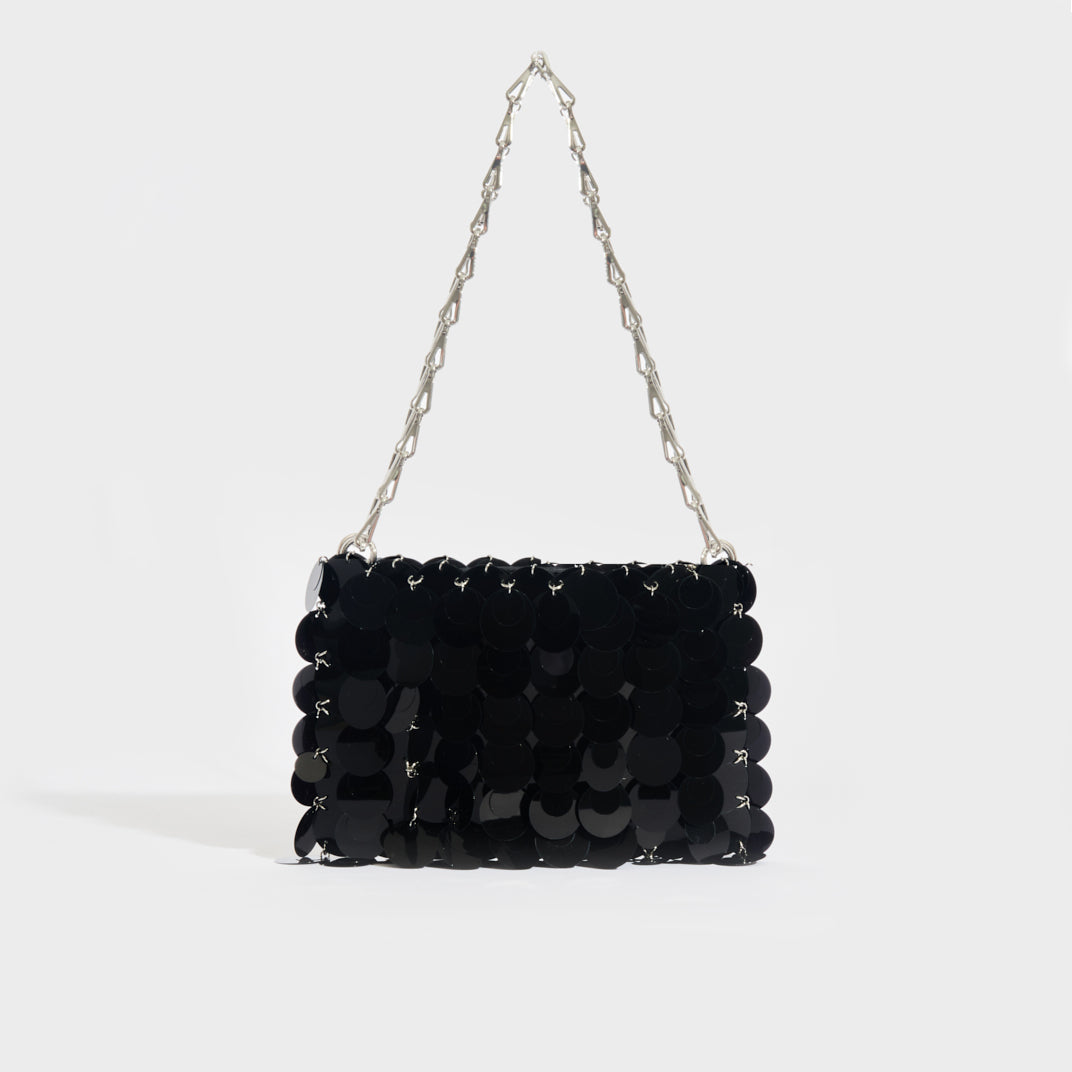 Sparkle Shoulder Bag in Black