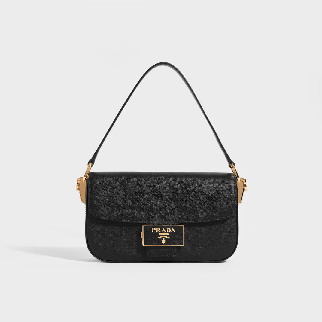 Prada Panier Shoulder Bag / Handbag in Soft Thick Leather -  Finland