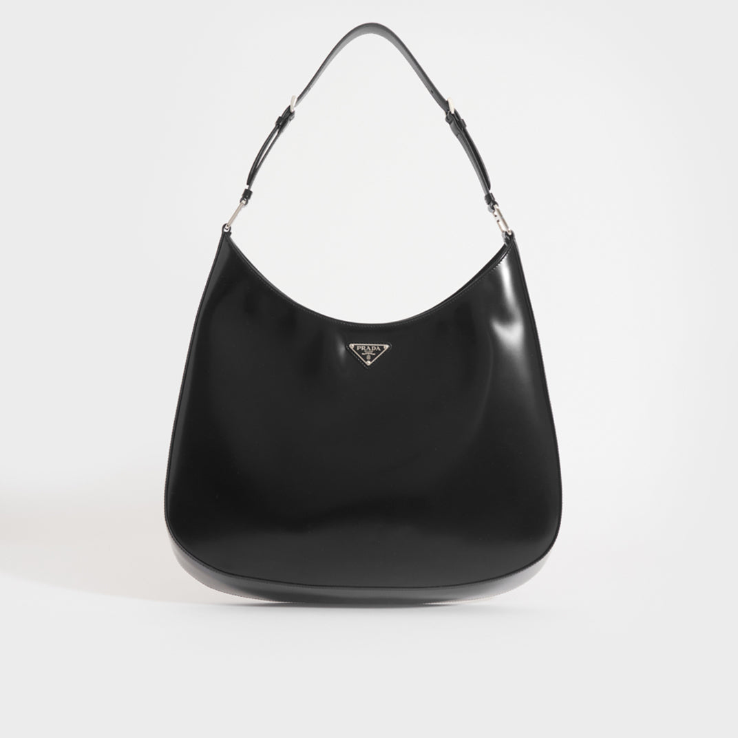 Prada + Enter 2021 New Possibilities Cleo Brushed Leather Shoulder Bag