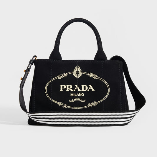 Logo Printed Canvas Tote Bag