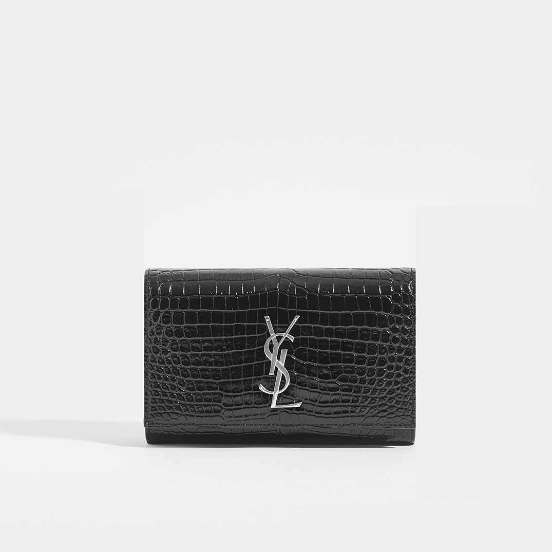 Kate Belt Bag in Croc Embossed Leather