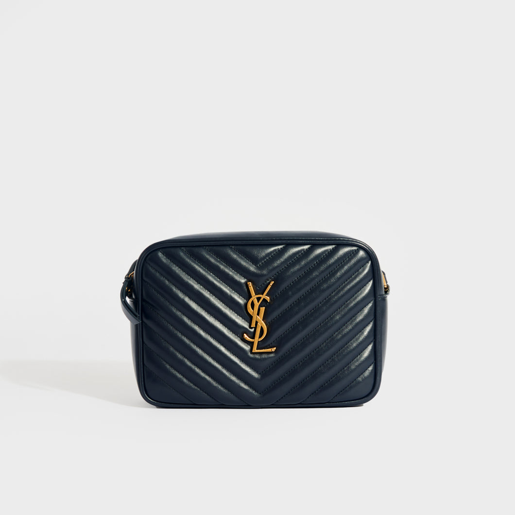 New Authentic Saint Laurent Monogram Lou Matelassé Leather Belt Bag