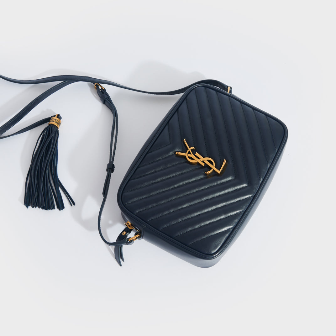 Yves Saint Laurent-Matelassé Monogram Lou Camera Bag - Couture Traders