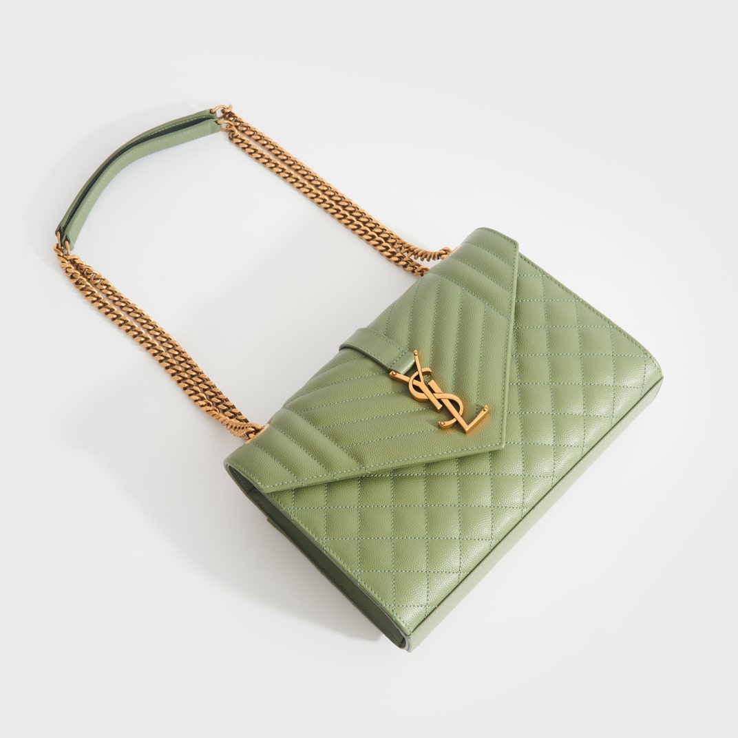 Sage Quilted Handbag cheapest